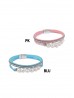 Rhinestone Wrap Magnetic Bracelet W/ Pearl