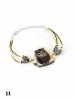 Fashion Owl Print Shell Bracelet