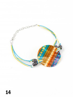 Fashion Print Geometric Print Shell Bracelet