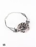 Fashion Zebra Print Shell Bracelet