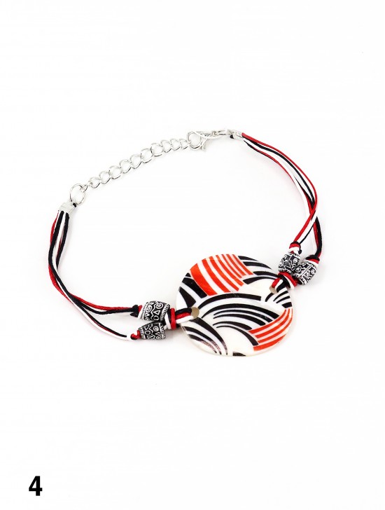 Fashion Linear Print Bracelet