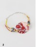 Fashion Flower Print Shell Bracelet
