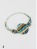 Fashion Zigzag Print Shell Bracelet
