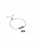 Adjustable Rhinestone Stretch Bracelet W/ Swan Pendant