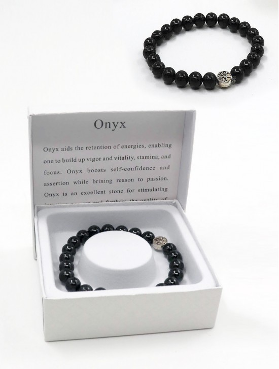 Onyx Blessing Bead Bracelets with Gift Box 