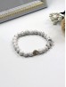 White Howlite Blessing Bead Bracelets with Gift Box 