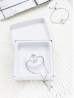 Adjustable Rhinestone Stretch Bracelet W/ Butterfly with Gift Box
