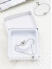 "Believe in Yourself" Adjustable heart Rhinestone Stretch Bracelet 