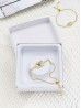 "Believe in Yourself" Adjustable heart Rhinestone Stretch Bracelet 