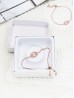 "Friendship Forever" Adjustable Oval Rhinestone Stretch Bracelet