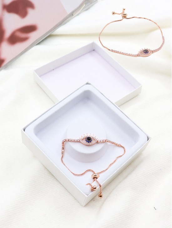 "Evil Eye, Good Luck & Protection" Adjustable Evil Eye Rhinestone Stretch Bracelet "Evil Eye, Good Luck & Protection" Adjustable Evil Eye Rhinestone Stretch Bracelet