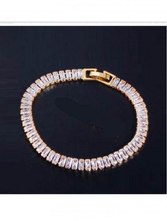 Sparkle Rhinestone Alloy Bracelet 