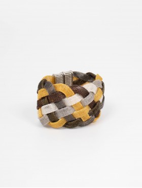 Multi Colour Woven Bracelet