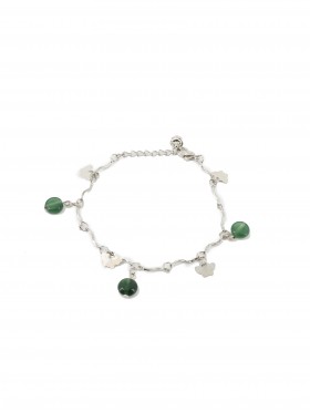  Emerald  Wrap Ankle Chain