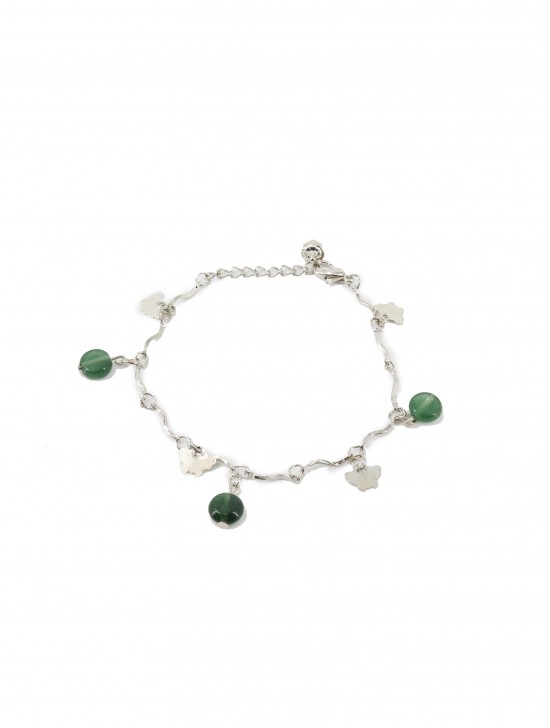  Emerald  Wrap Ankle Chain