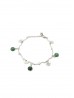  Emerald  Wrap Ankle Chain
