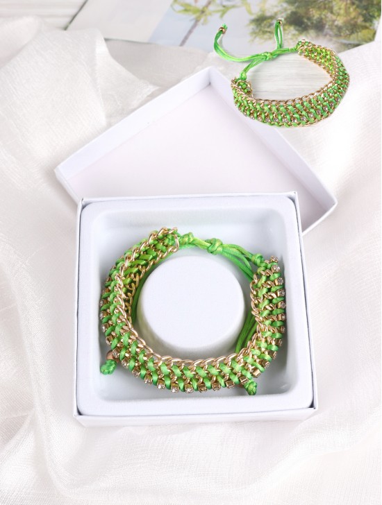 CHAIN ROPE BRACELET W/ Gift Box