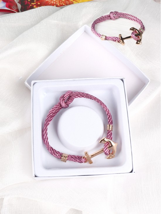 ANCHOR ROPE BRACELET W/ Gift Box 