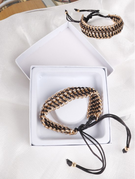 CHAIN ROPE BRACELET W/ Gift Box