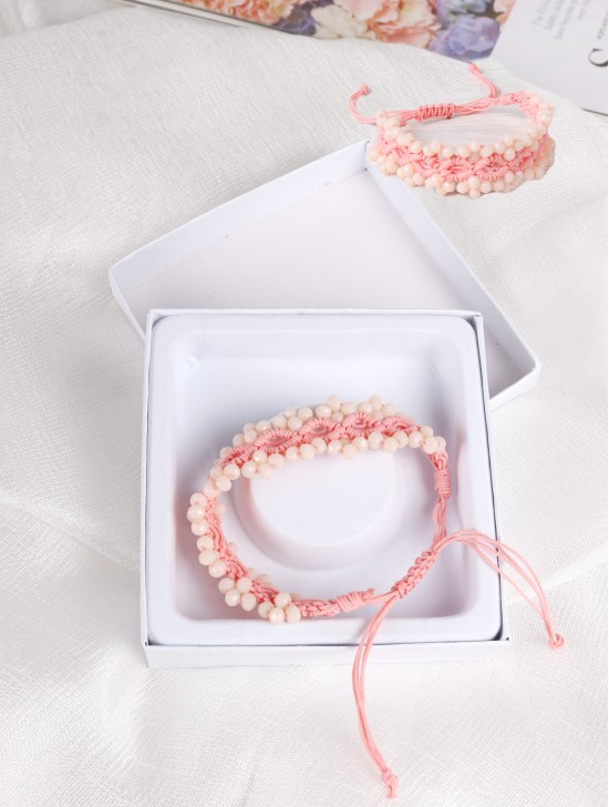 BEAD ROPE BRACELET W/ Gift Box 