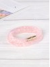 Crystal Filled Tube Mesh Magnetic Bracelet