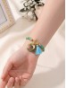 “Live Laugh Love” Metal Bronze Vintage Bracelet 