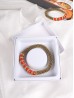 TEXTURE BEAD BRACELET W/ Gift Box 