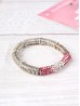 RHINESTONE LINK BRACELET W/ GIFT BOX 