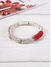 RHINESTONE LINK BRACELET W/ GIFT BOX 