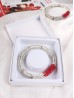 RHINESTONE LINK BRACELET W/ GIFT BOX 