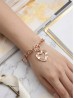 "I Love You" Double Heart Pendant Link Bracelet. "I Love You" Double Heart Pendant Link Bracelet.