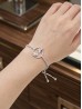 "As Brave as a Butterfly" Adjustable Rhinestone Stretch Bracelet W/ Butterfly "As Brave as a Butterfly" Adjustable Rhinestone Stretch Bracelet W/ Butterfly