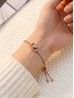 "Believe in Yourself" Adjustable heart Rhinestone Stretch Bracelet "Believe in Yourself" Adjustable heart Rhinestone Stretch Bracelet