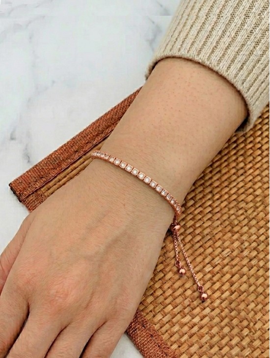 "You are Awesome" Adjustable Rhinestone Stretch Bracelet "You are Awesome" Adjustable Rhinestone Stretch Bracelet
