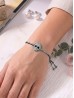 Adjustable Rhinestone Stretch Bracelet W/ Skull Adjustable Rhinestone Stretch Bracelet W/ Skull