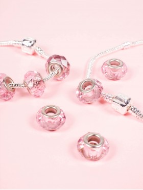 Crystal Bead Bracelet Charm (Pack of 12)