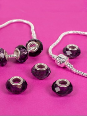 Crystal Bead Bracelet Charm (Pack of 12) Crystal Bead Bracelet Charm (Pack of 12)