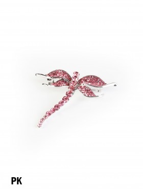 Rhinestone Dragonfly Brooch 