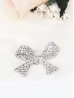 Rhinestone Bowknot Brooch Clip