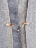 Clip on Rhinestone & Pearl Brooch/Sweater Link Clip