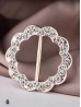 Multi Function Flower Rhinestone Clothing Ring