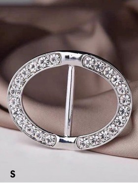 Multi Function Oval Rhinestone Clothing Ring