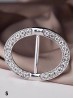 Multi Function Oval Rhinestone Clothing Ring