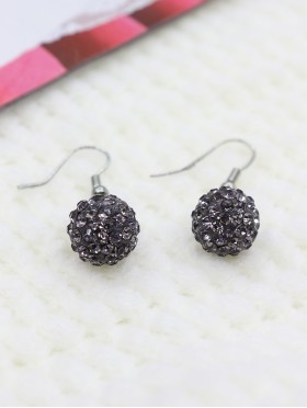 SHAMBALLA HOOK EARRINGS (LARGE)