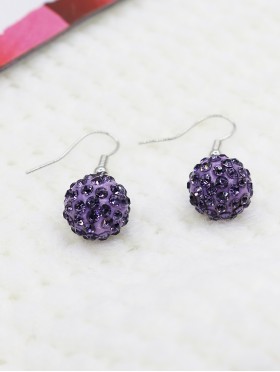 SHAMBALLA HOOK EARRINGS (LARGE)