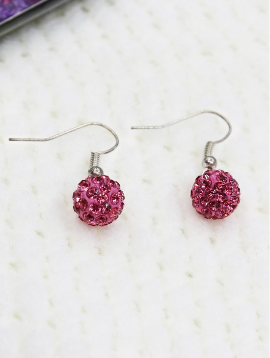 SHAMBALLA HOOK EARRINGS (SMALL)