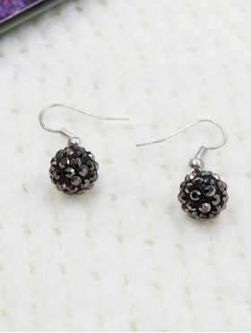 SHAMBALLA HOOK EARRINGS (SMALL)