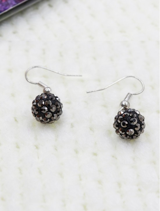 SHAMBALLA HOOK EARRINGS (SMALL)