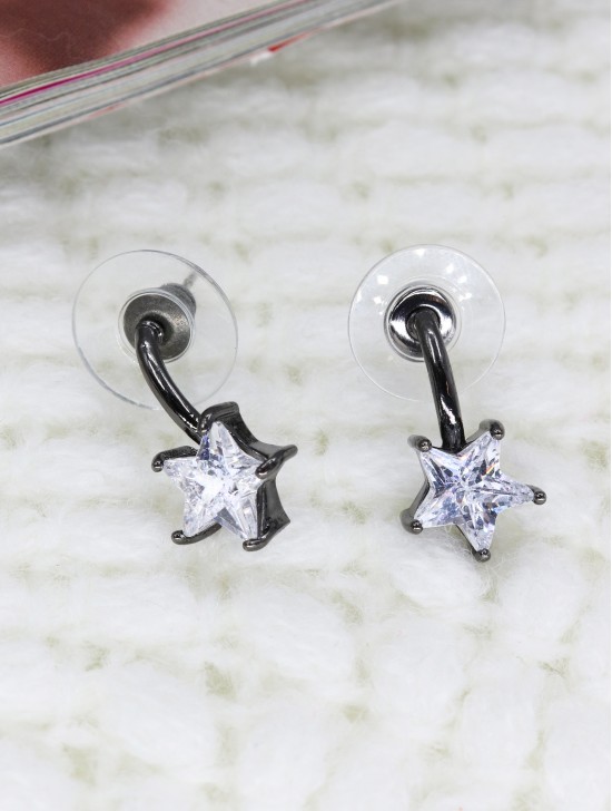 Rhinestone Stars Earrings