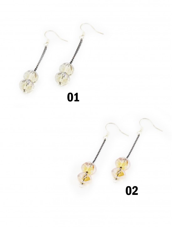 Coloured Ball Hook Earing